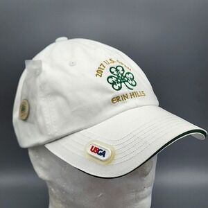 2017 US Open Erin Hills Golf Hat USGA Adjustable Strapback Cap w/Ball Marker NEW